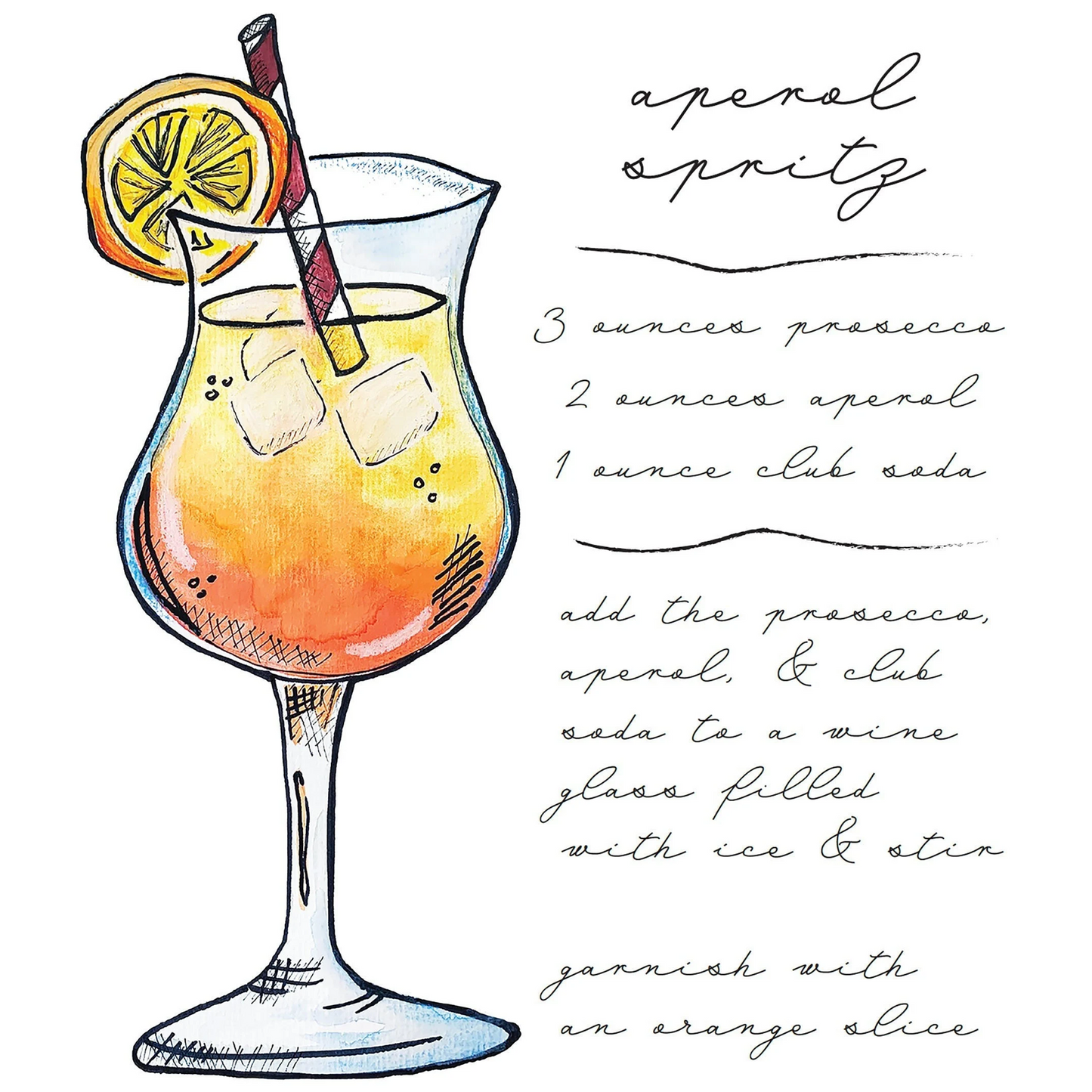 Aperol Spritz Card