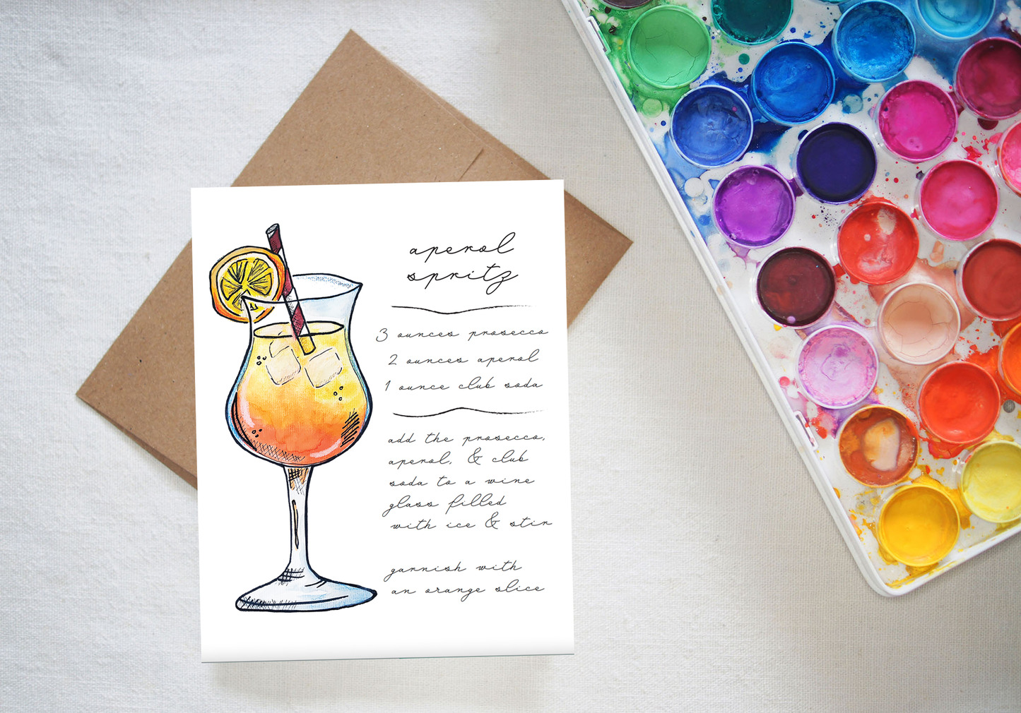 Aperol Spritz Card