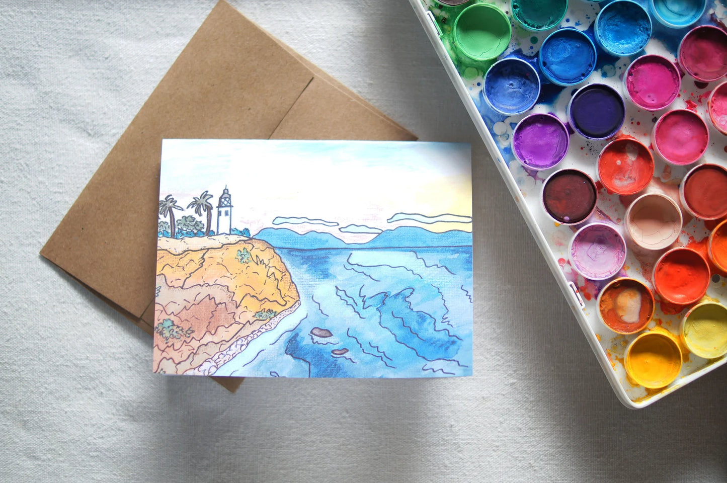 Pacific Coast View Card