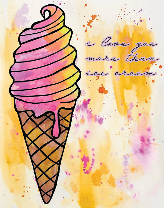 More than Ice Cream Card