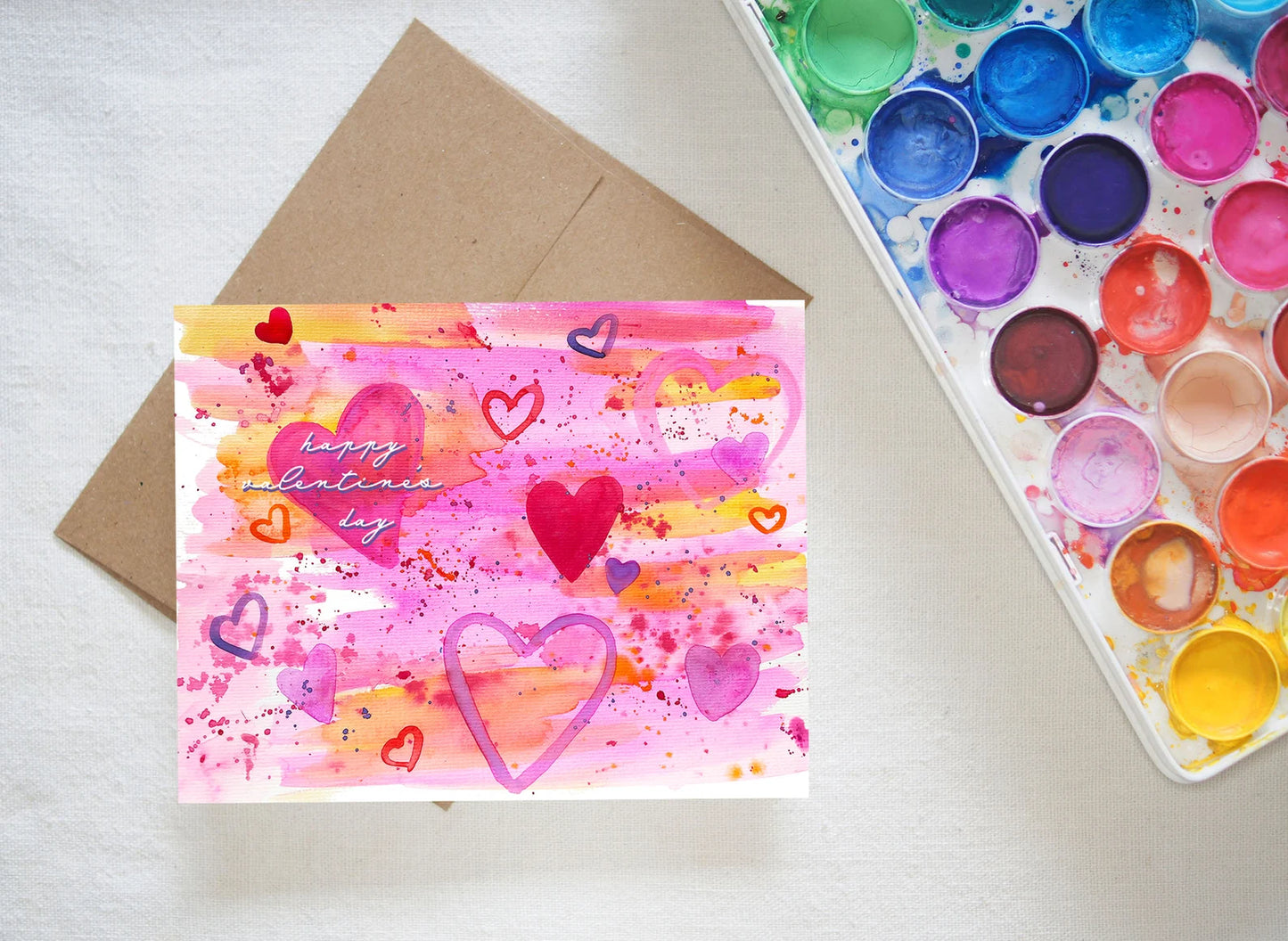 Valentine Hearts Card