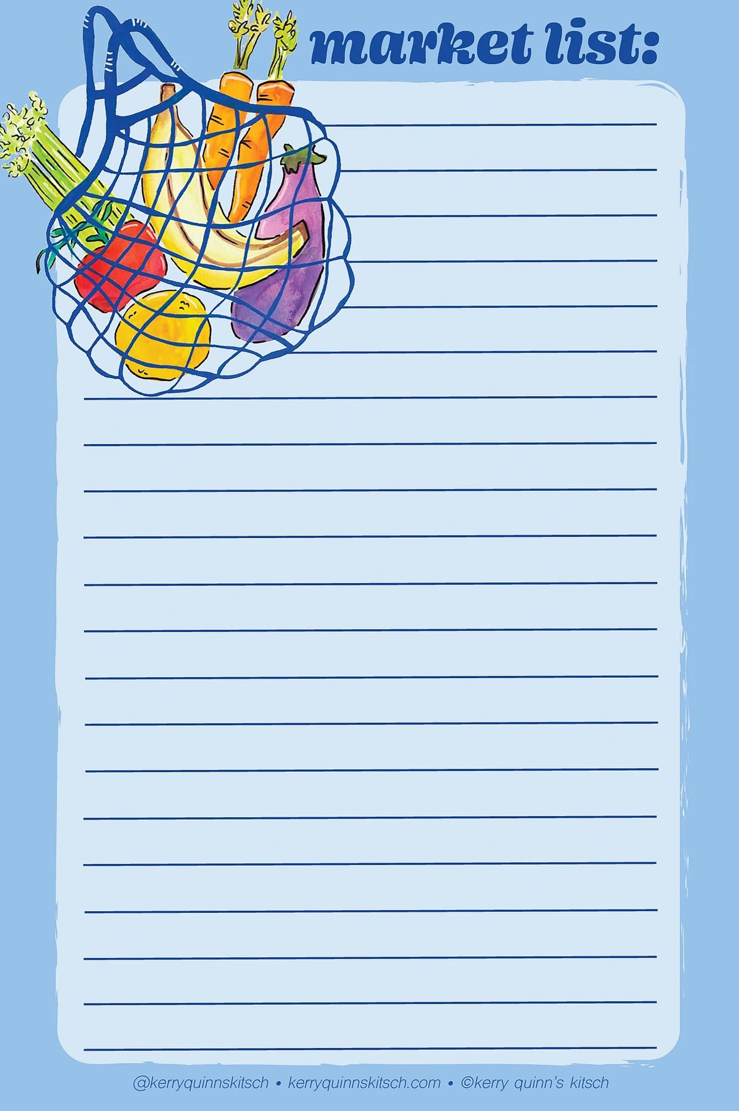 Grocery List Notepad