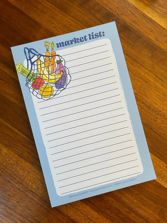 Grocery List Notepad