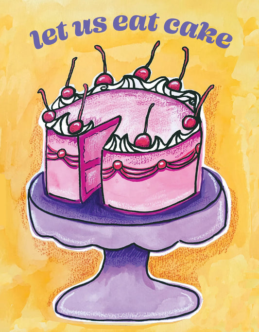 Let Us Eat Cake Card