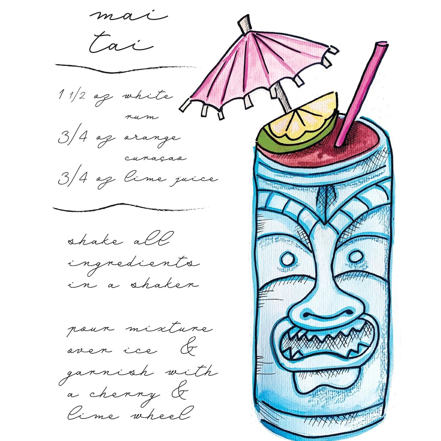 Mai Tai Card