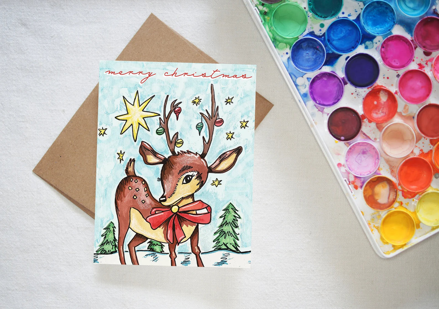 Christmas Reindeer Card