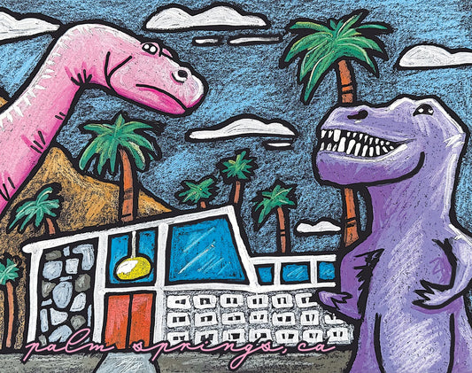 Palm Springs Dino Card