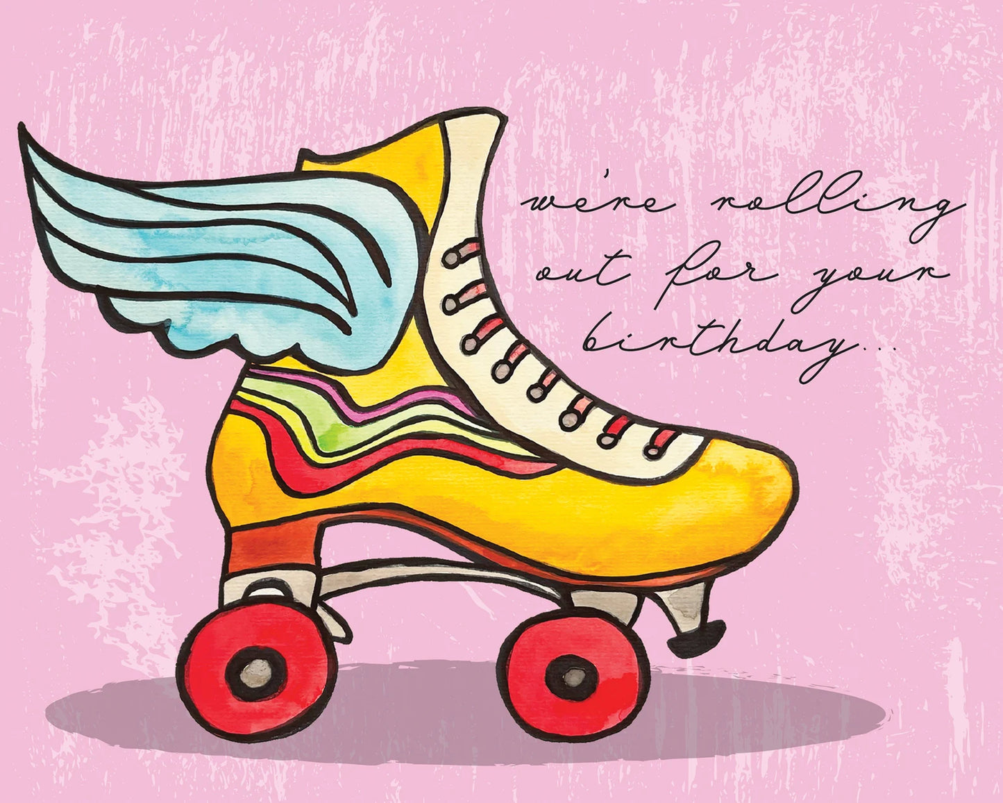 Roller Skate Birthday Card