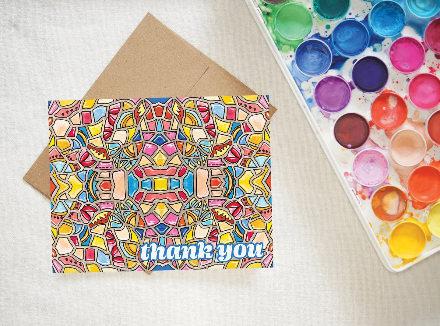 Mosaic Thank You Card