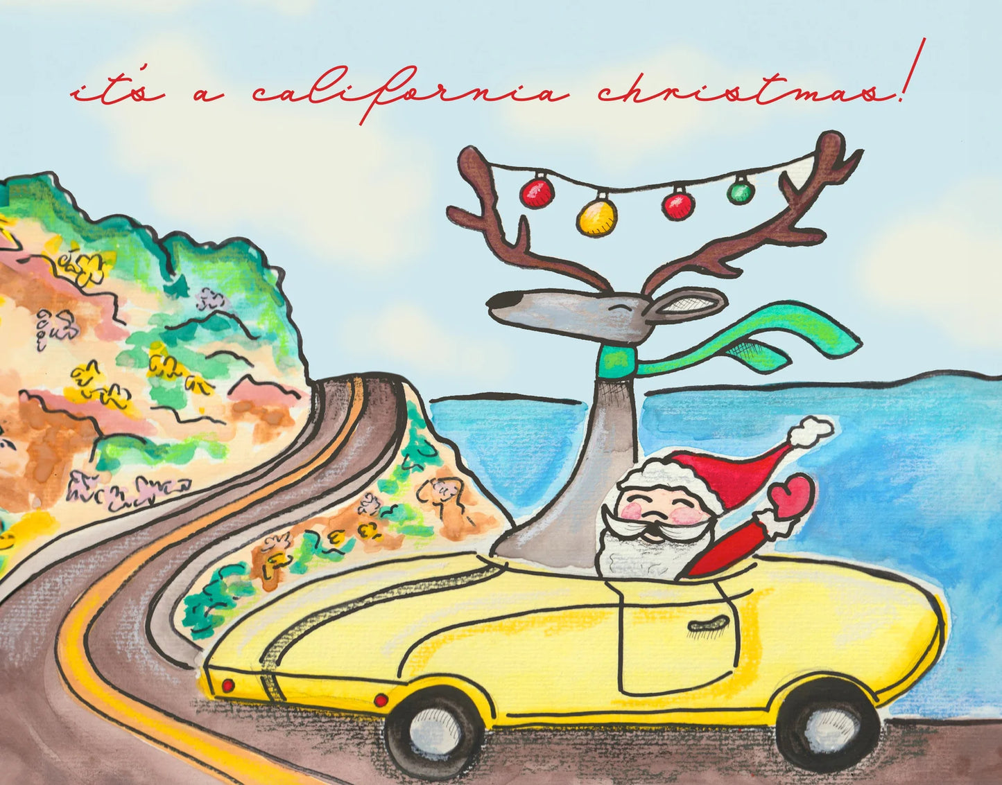 California Christmas Card