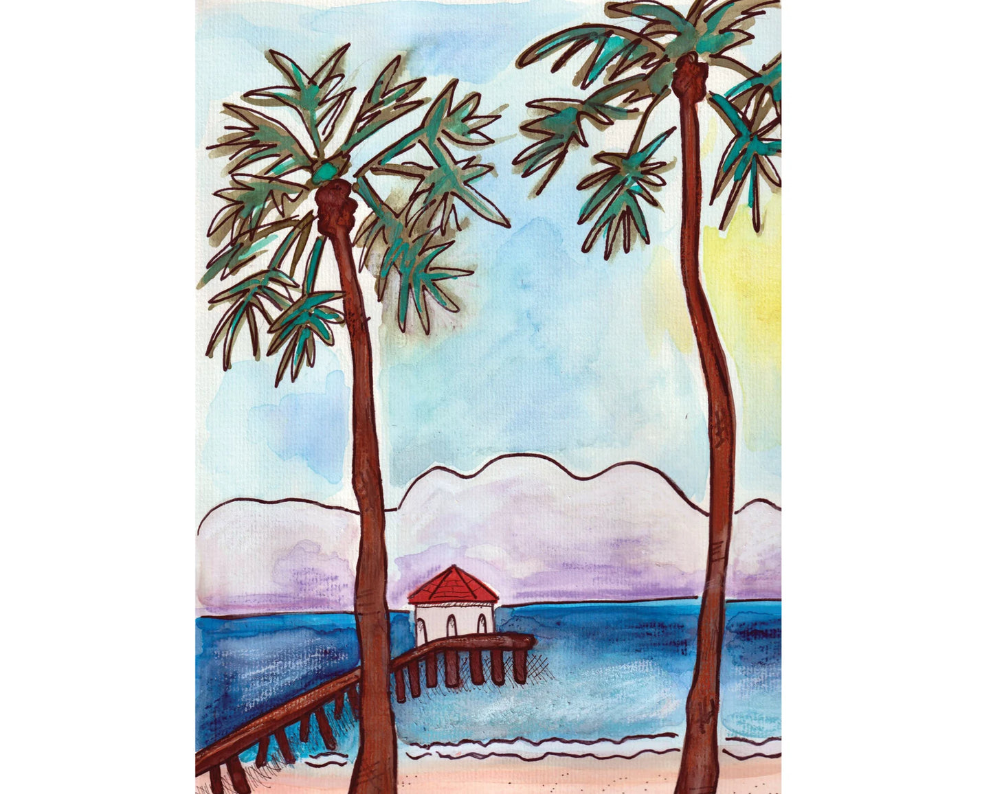 Pier View Card