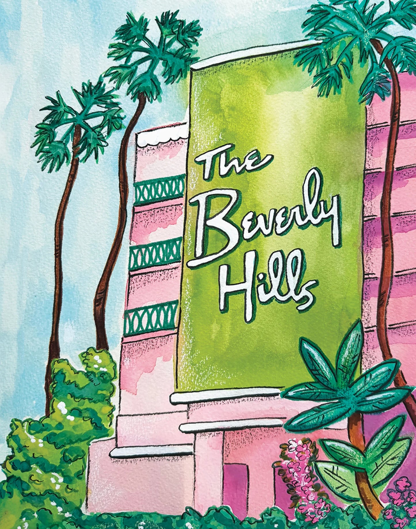 Beverly Hills Hotel Card