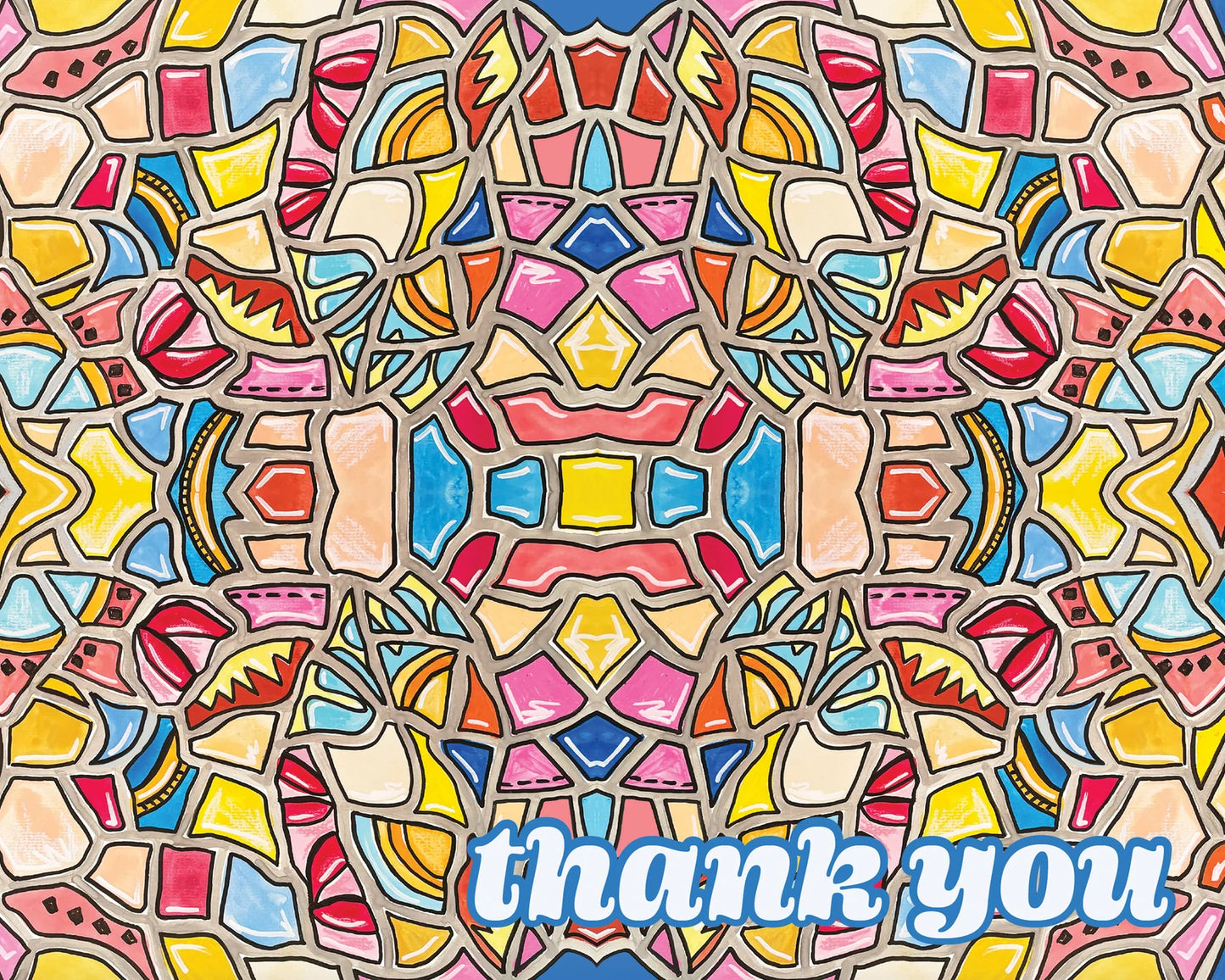 Mosaic Thank You Card