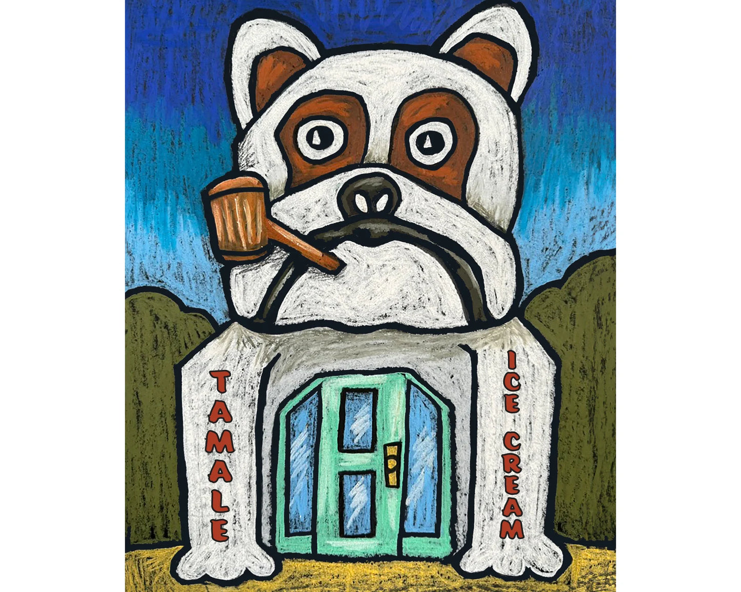 LA Bulldog Card