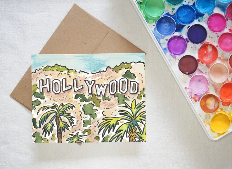 Hollywood Hills Card