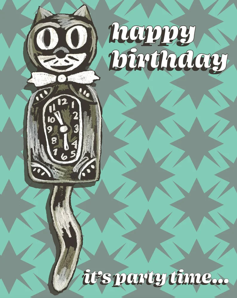 Kit Cat Birthday Card