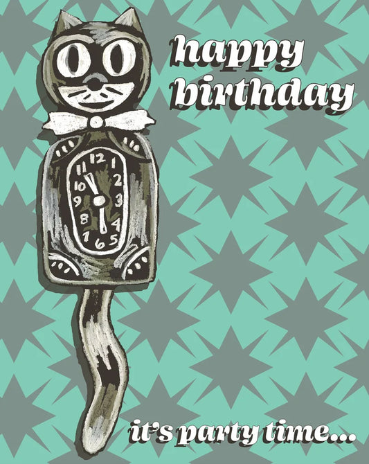 Kit Cat Birthday Card