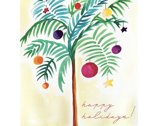 Happy Holidays Palm Card