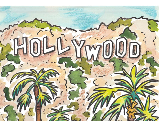 Hollywood Hills Card