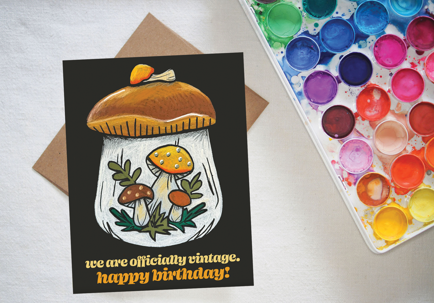 Officially Vintage Birthday Card